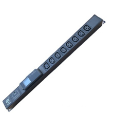 220v IEC320 C13 c19 current display PDU with hot-swappable ,replaceable  AV metering clever PDU